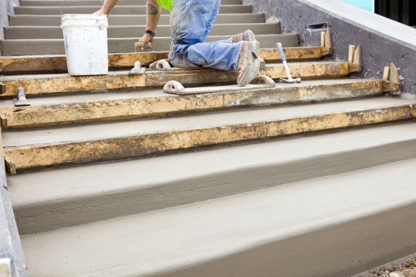 Concrete Steps Pouring in Pottstown