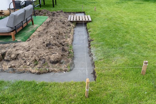 Cement Footer Installation in Pottstown